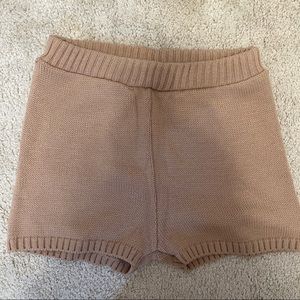 Beige Asos Knit Lounge Shorts